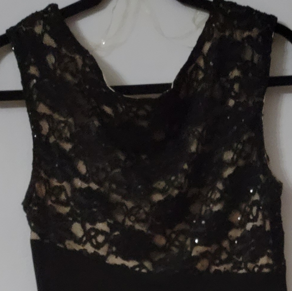 Connected Black Sleeveless Dress Size 12 - Picture 3 of 12